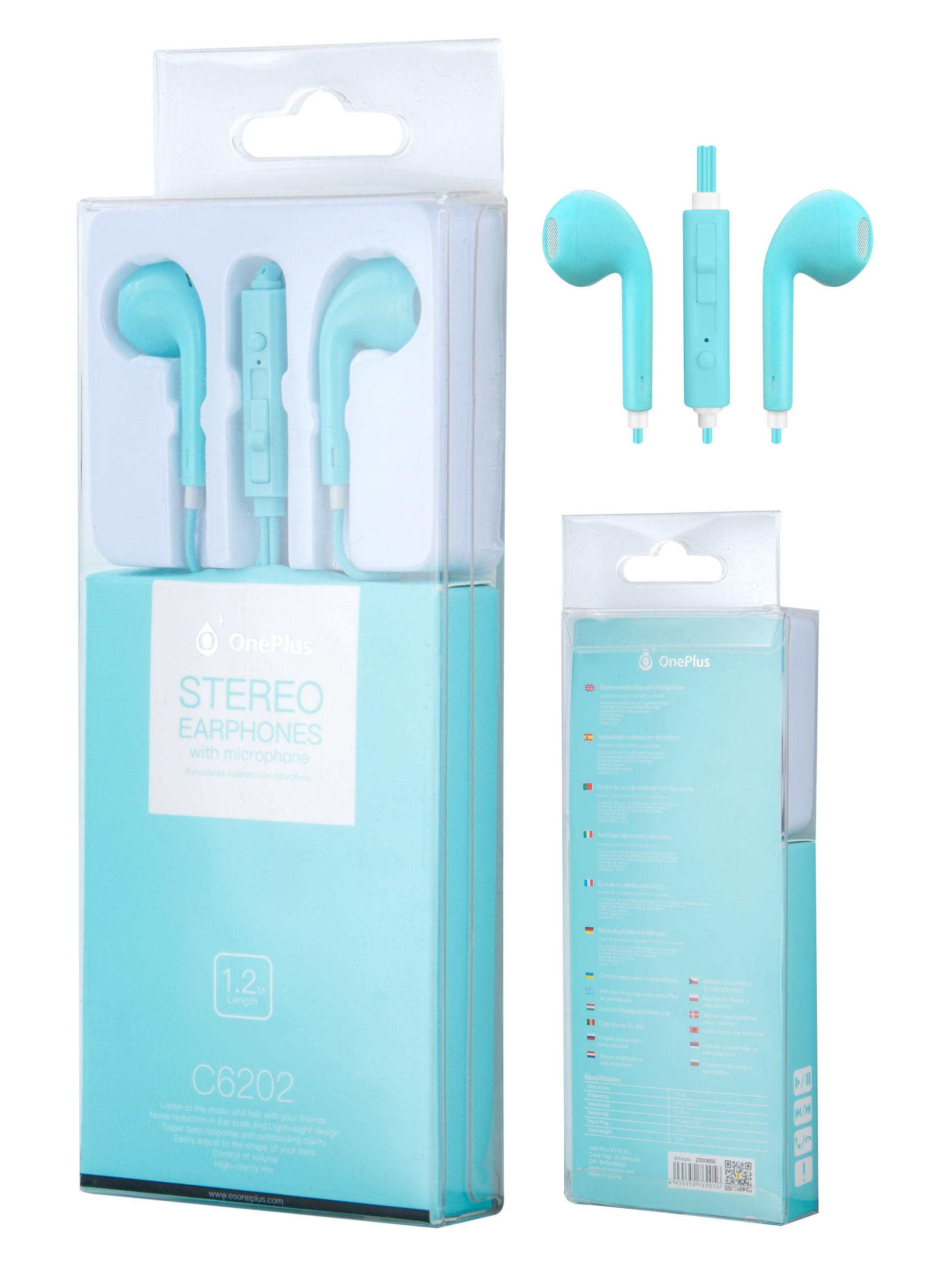 C6202 AZ Auriculares con Microfono Air - Azul