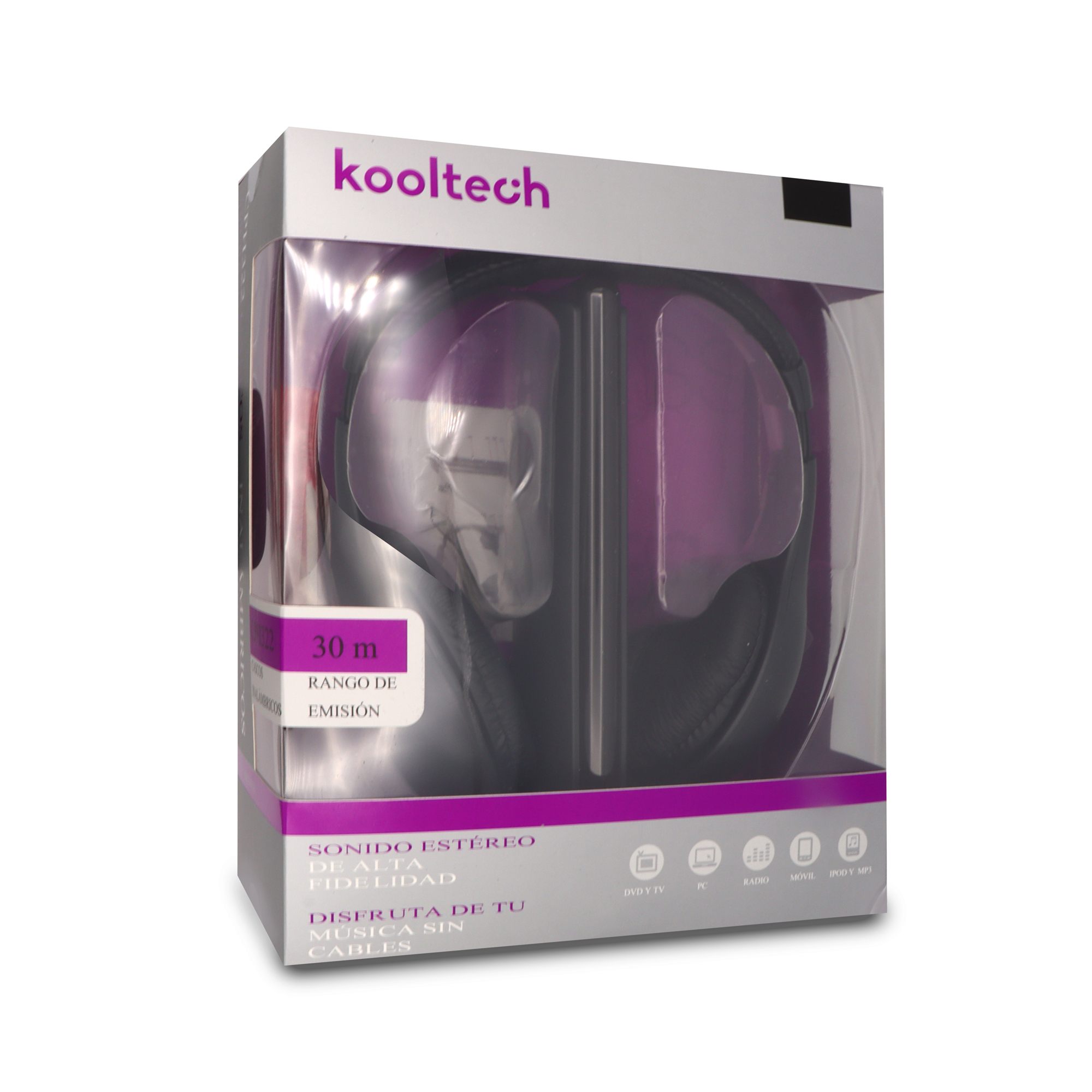 CASCO MULTIFUNCION SIN CABLE KOOLTECH CPH322