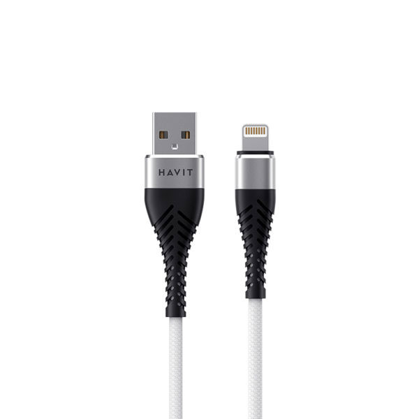 CB705 Cable de iPhone Lightning 2.1A 1.0M Protección Aluminio Enmallado