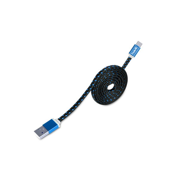 Cable de dato Micro USB protegido tela CB631