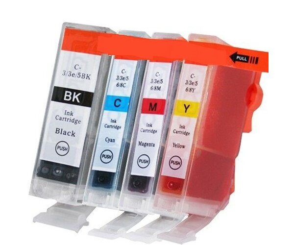 Cartucho Compatible Canon 3PB/5/6/8BK Negro - 13ml - INPRO