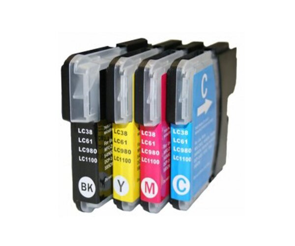 Cartucho Tinta Compatible - Brother - LC980/1100BK - Negro