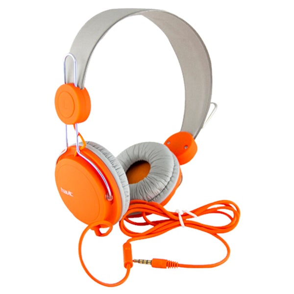 Casco con microfono HV-H2198D - Naranja/Gris