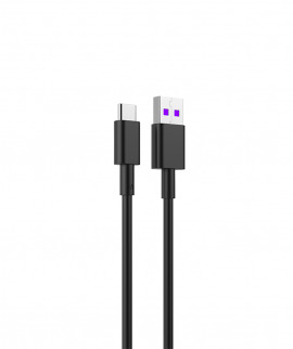 H694 Negro Cable Tipo C 1.0m 5A De Carga