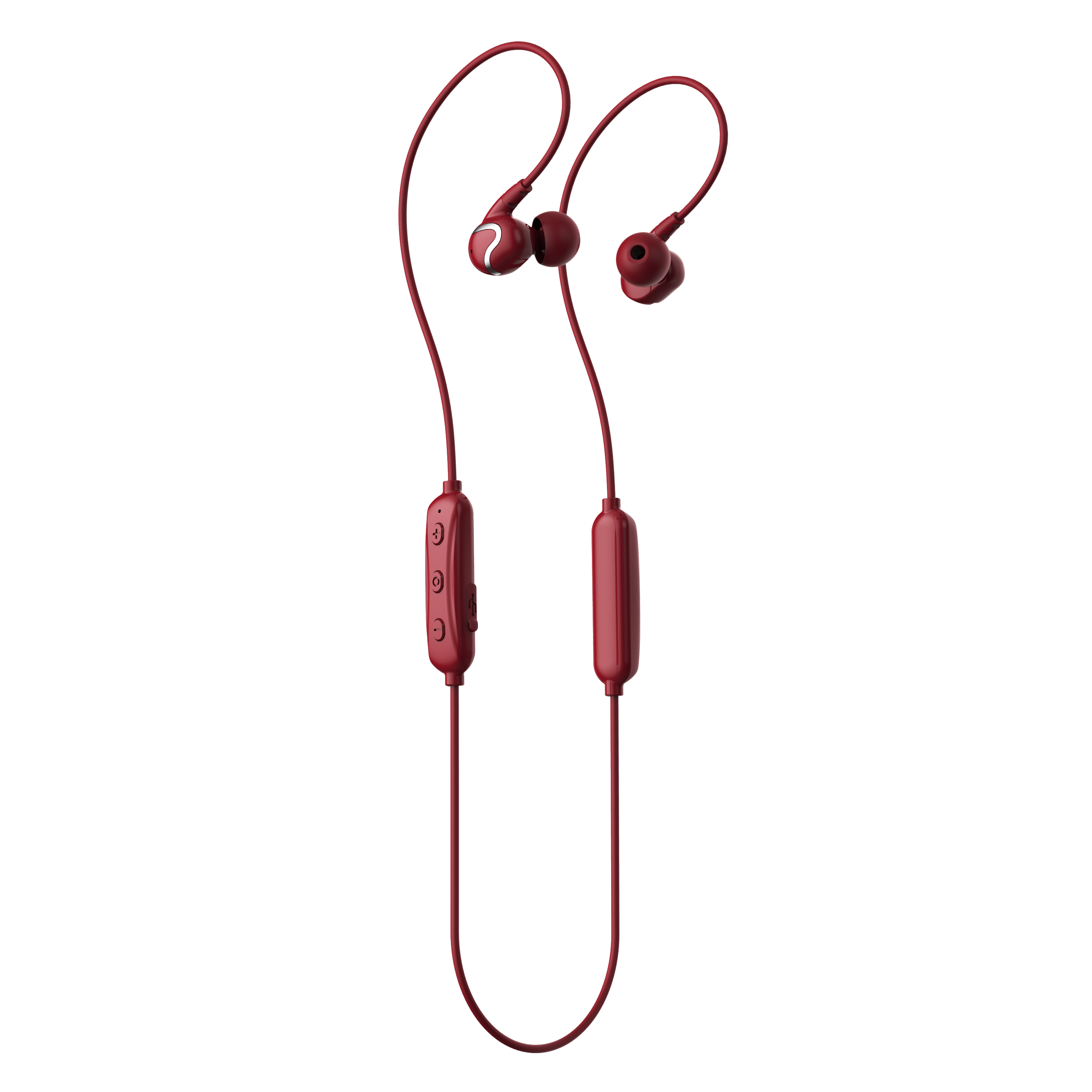 H967BT Rojo Auricular Deportivo Bluetooth