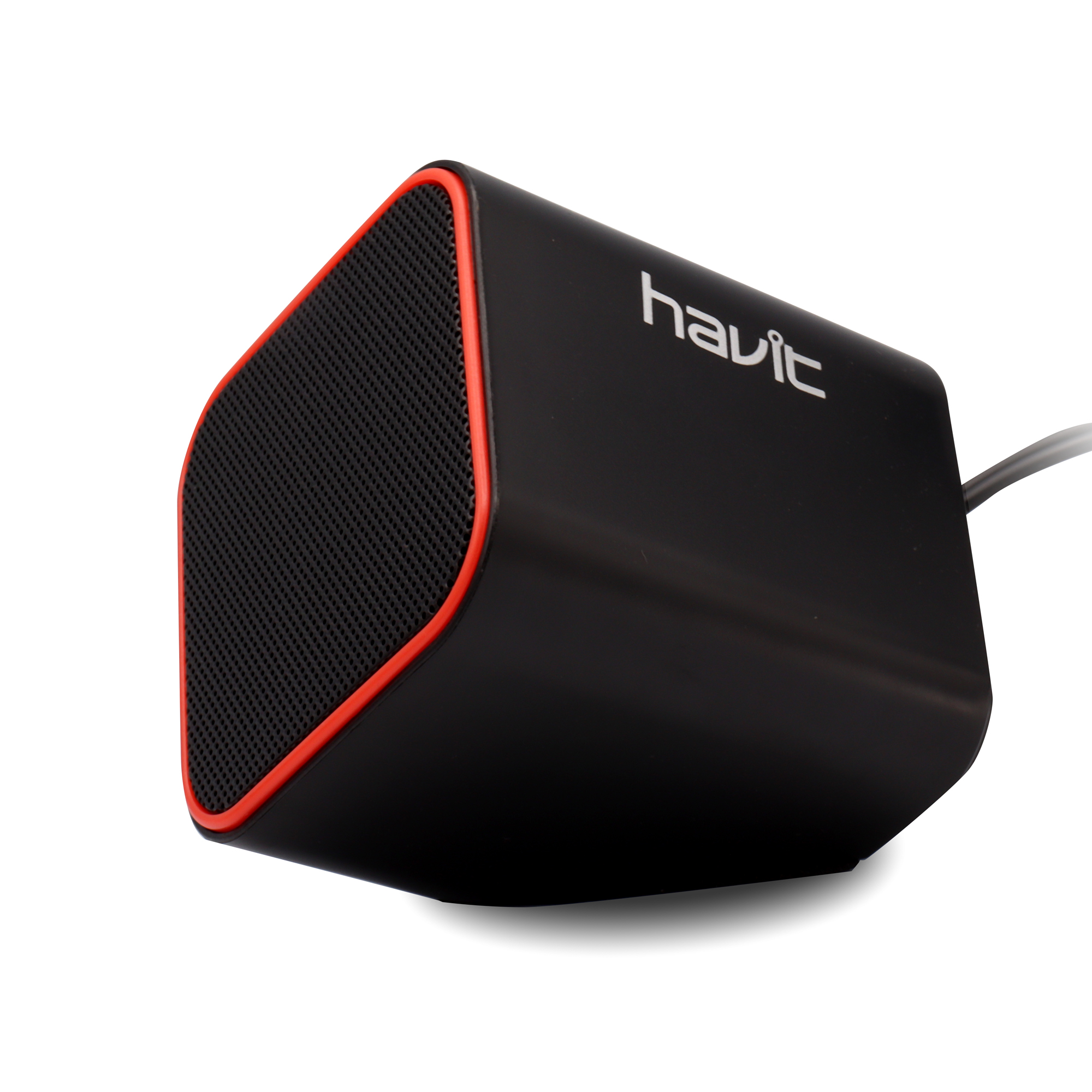HV-SK473 Altavoz USB 2.0 Cuadrada Rojo