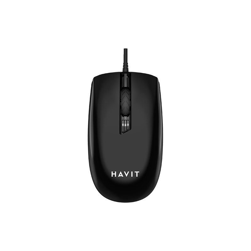 MS751 NEGRO RATON OPTICO CON CABLE