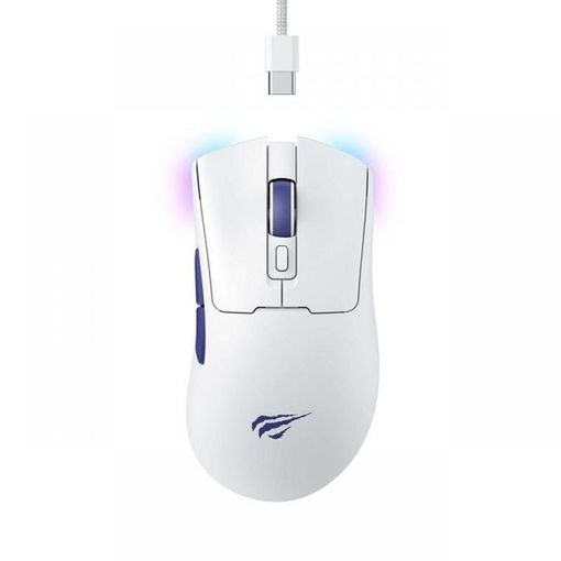 MS966WB BLRaton Gaming Con Cable+2.4GHZ USB o TIPO-C+BT5.2 QUAD MODE HAVIT