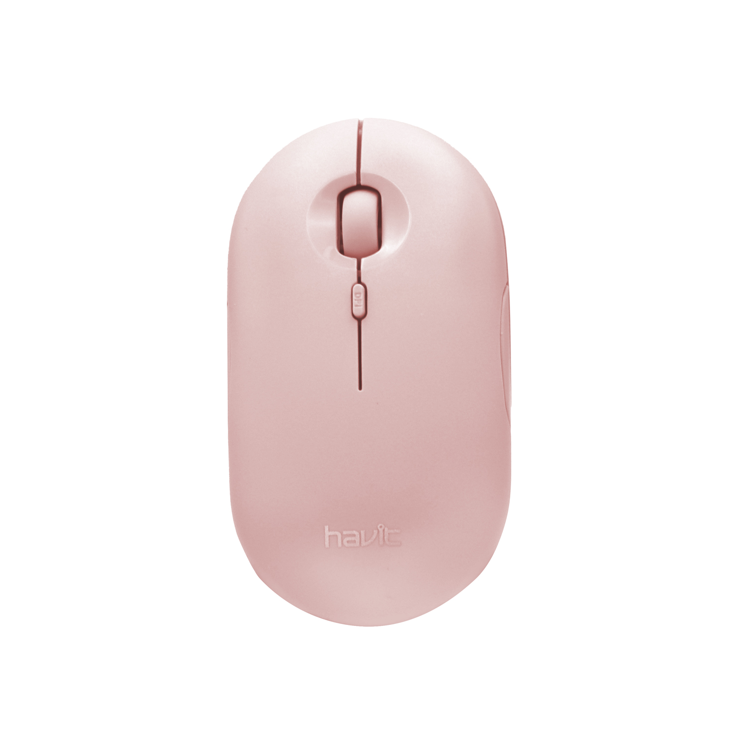 Raton inalambrico Super Silencioso 2.4HZ MS75GT Rosa