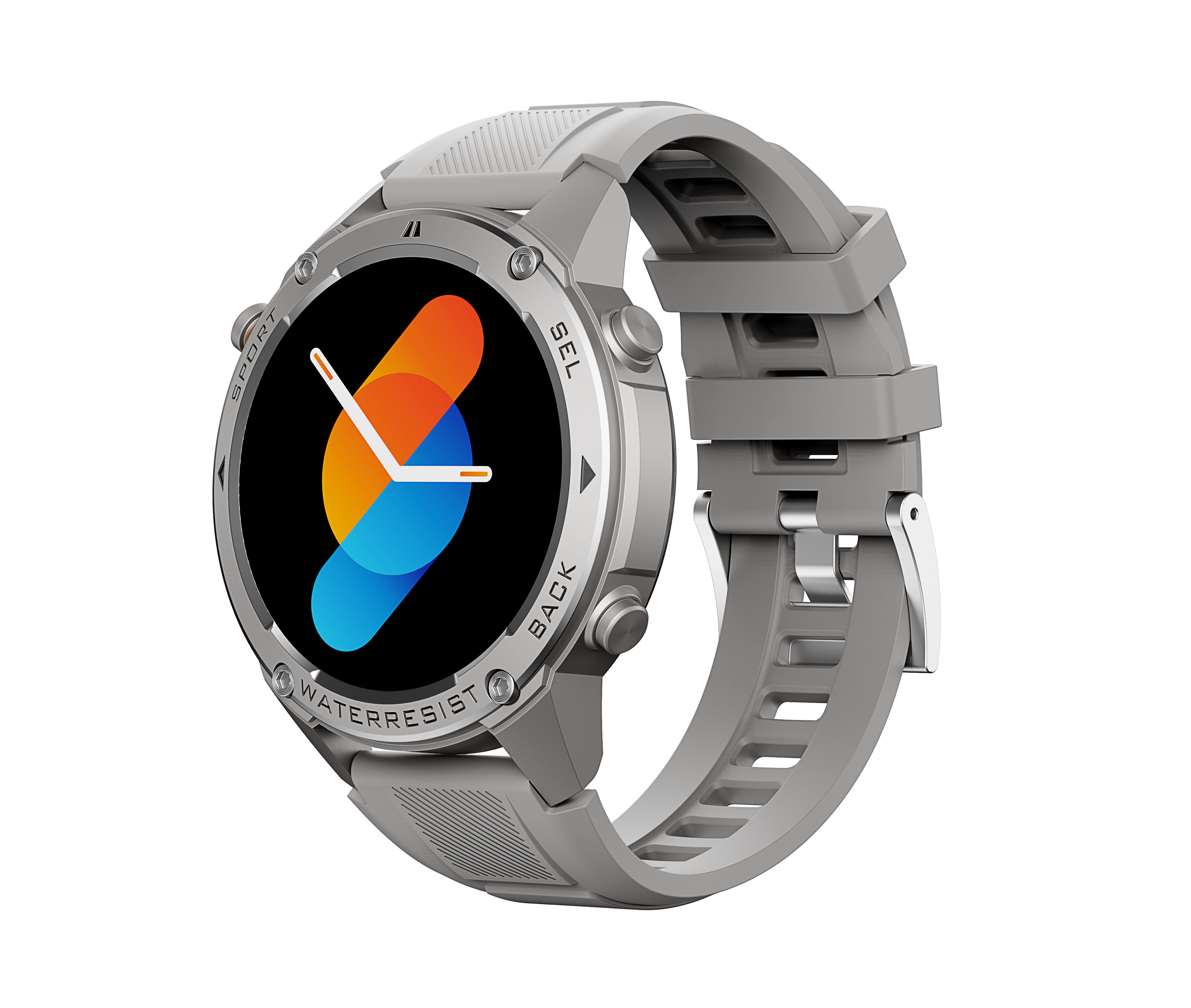 Reloj Smartwatch M9059 para Natación con protección ATM5 Plata