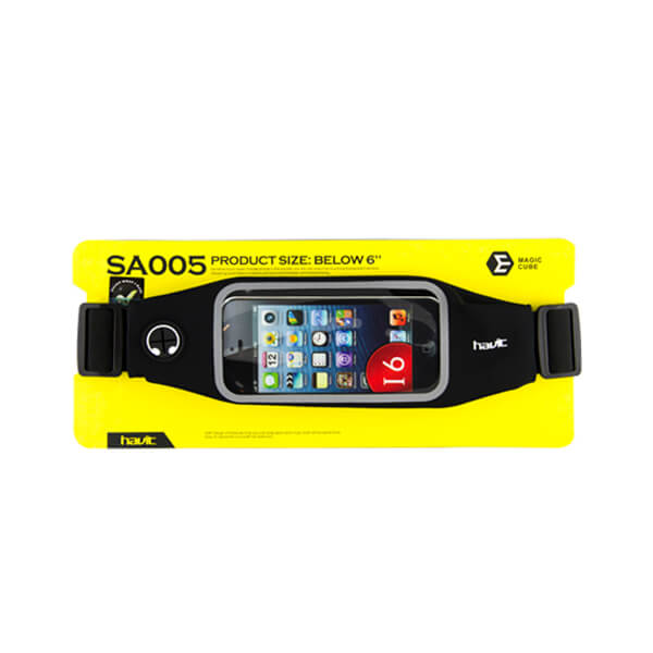 Riñonera deportiva para movil SA005 - NEGRO