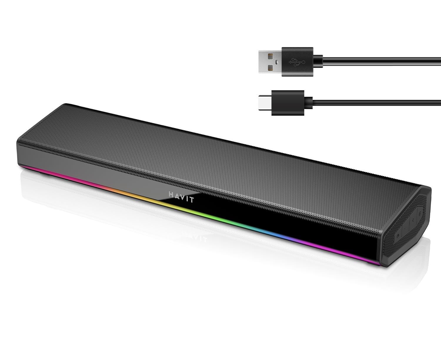 SK770BT BARRA DE SONIDO PARA PC CON BLUETOOTH V5.3 5W*2  3.7V/1800MAH
