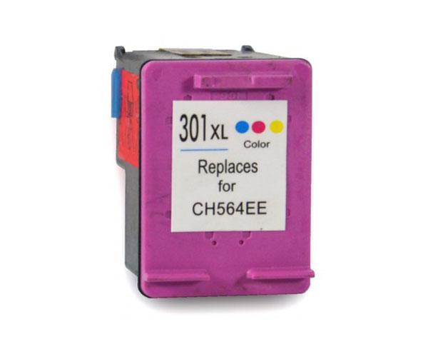 Tinta reciclada genérica para HP N301 XL Color ch564ee Ultima version